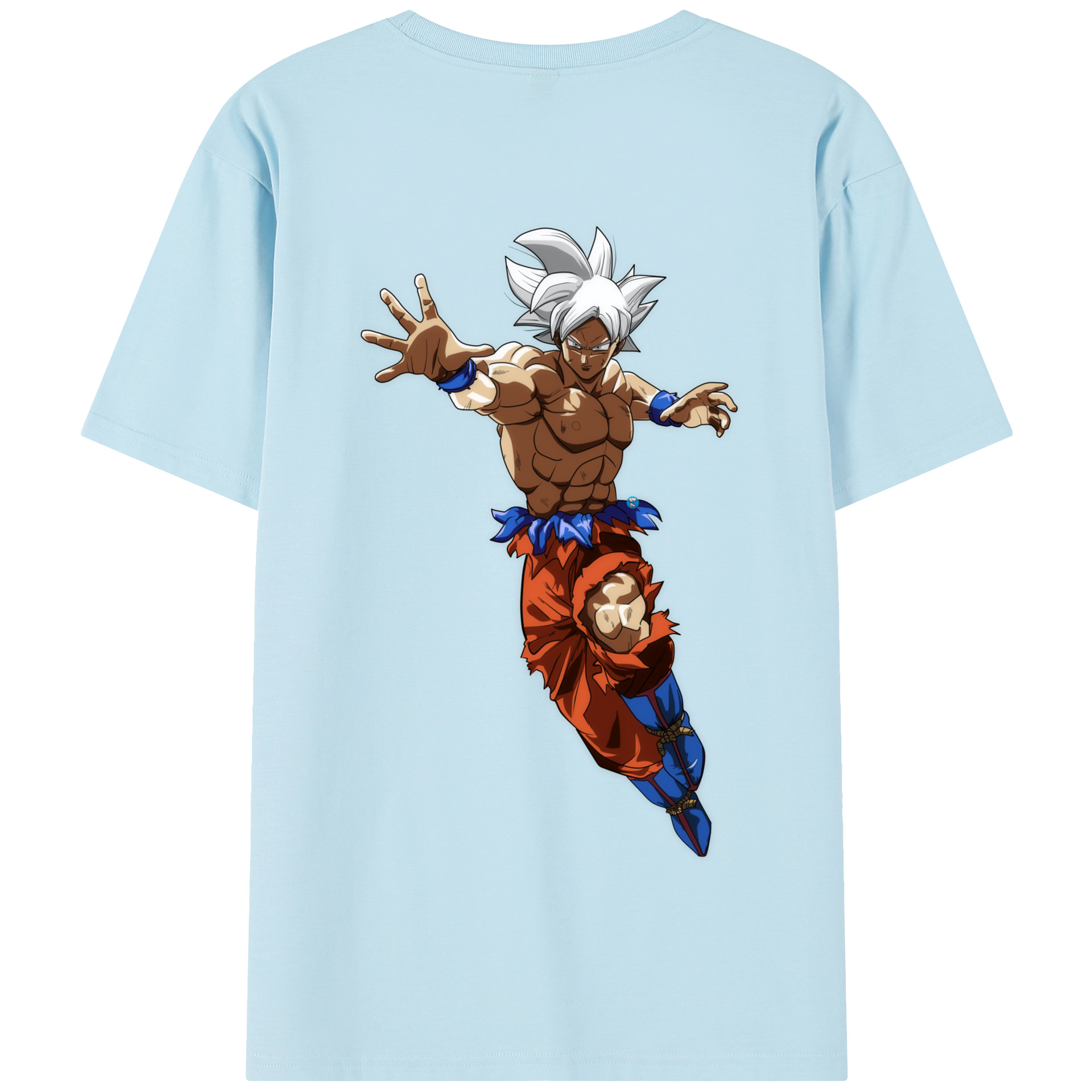 （画像用） ドラゴンボール 孫悟空（そん ごくう）Son Goku カカロット DRAGON BALL Kakarotto 綿100％半袖Tシャツ（背面プリント）